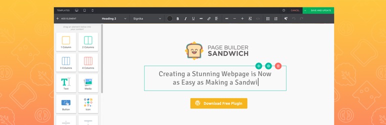 Page Builder Sandwich - Free WordPress Page Builder for Your Site