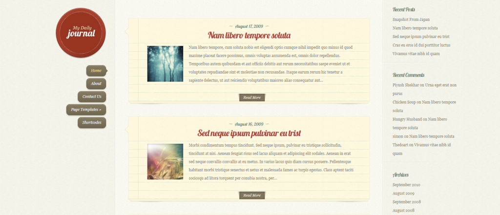 DailyJournal 1024x441 - Best WordPress themes for bloggers