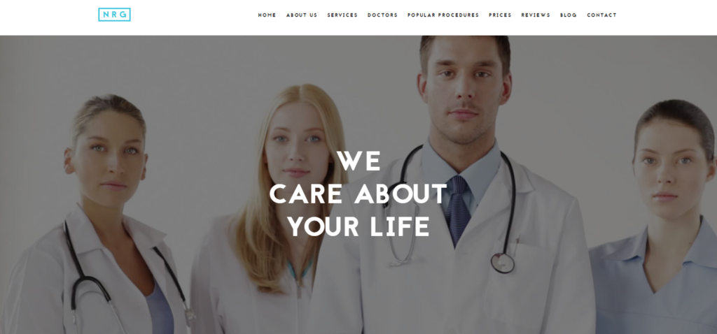 NRGhealth 1024x478 - Best Healthcare WordPress Themes Available on ThemeForest