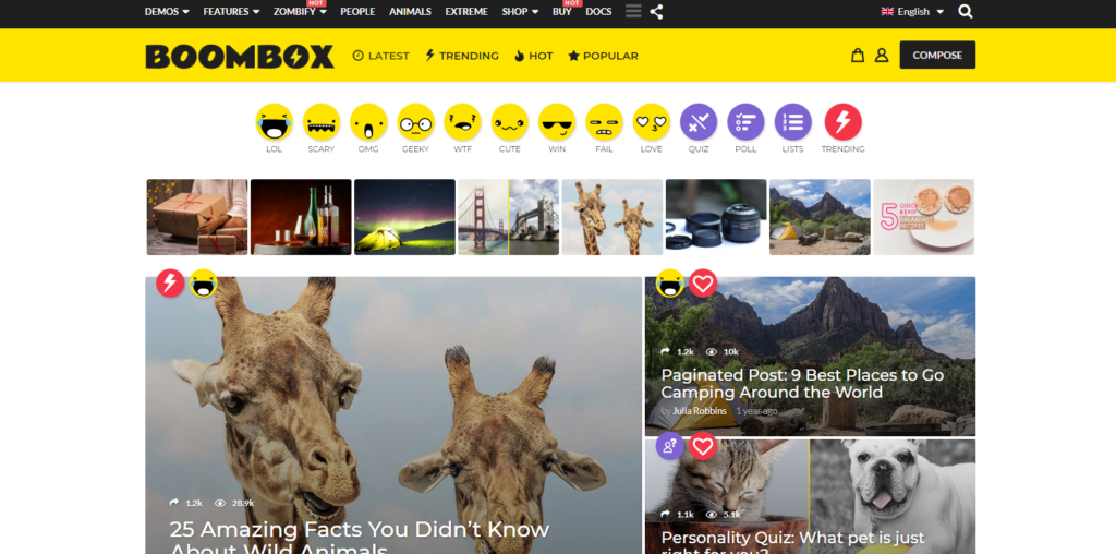boombox 1024x508 - Best WordPress themes for bloggers