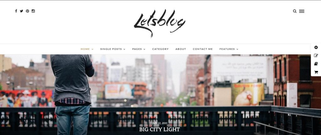 letsblog 1024x431 - Best WordPress themes for bloggers