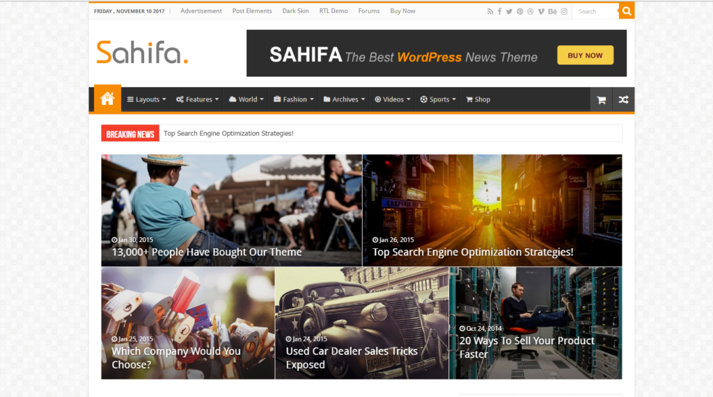 sahifa 1024x571 - Best WordPress themes for bloggers
