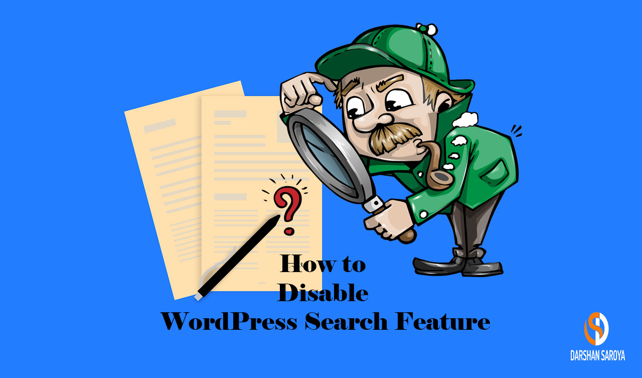 How to Disable WordPress Search Feature