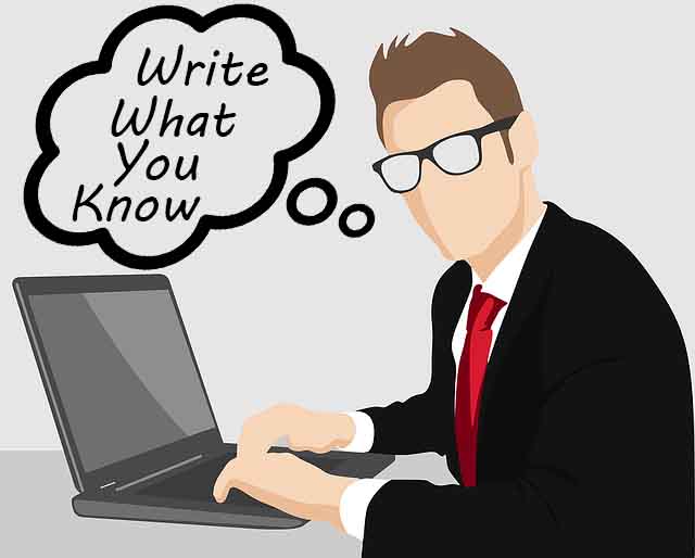 write what you know - Tips for Quickly writing a post in WordPress