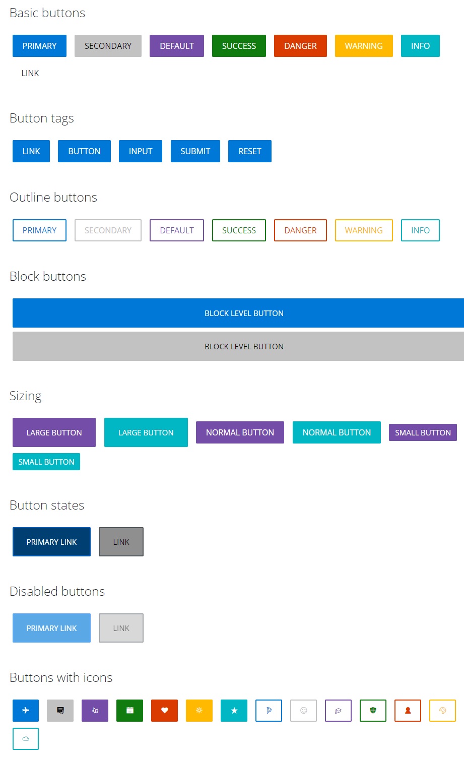 buttons Fluent Design UI - Fluent Design for Bootstrap 4- Inspired by Microsoft design system