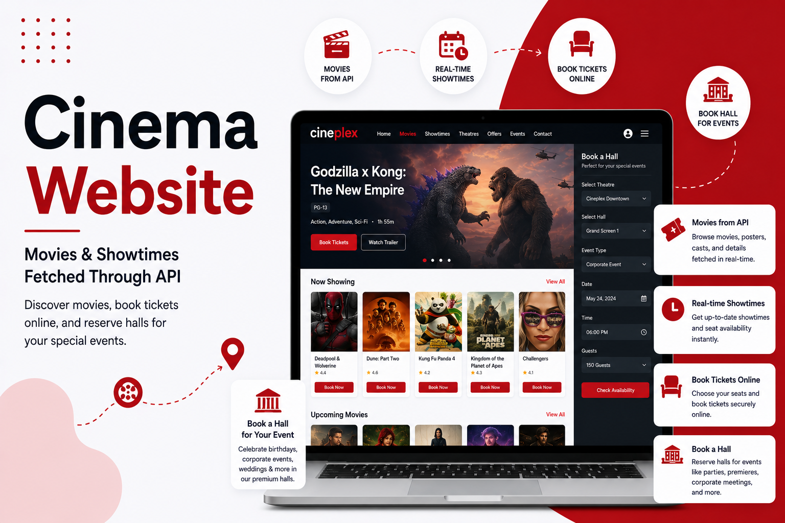 cinema website - Home